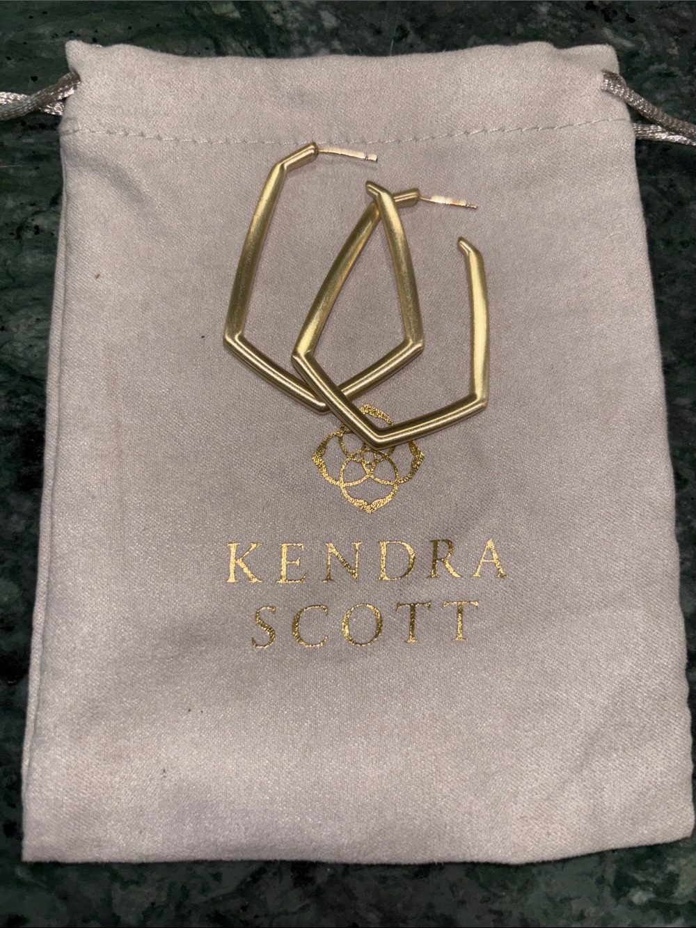 Kendra Scott Gold “Loonie” Hoop Earrings